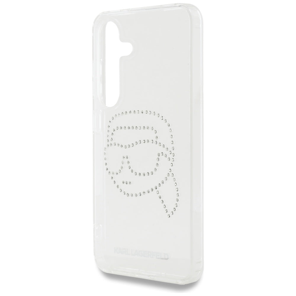 Karl Lagerfeld dėklas Samsung Galaxy S25 – skaidrus