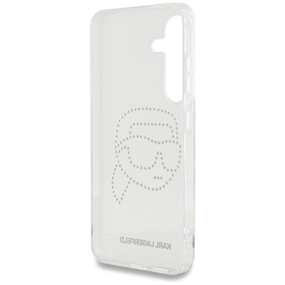 Karl Lagerfeld dėklas Samsung Galaxy S25 – skaidrus