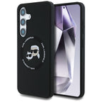 Karl Lagerfeld MagSafe dėklas Galaxy S25 – juodas
