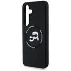Karl Lagerfeld MagSafe dėklas Galaxy S25 – juodas