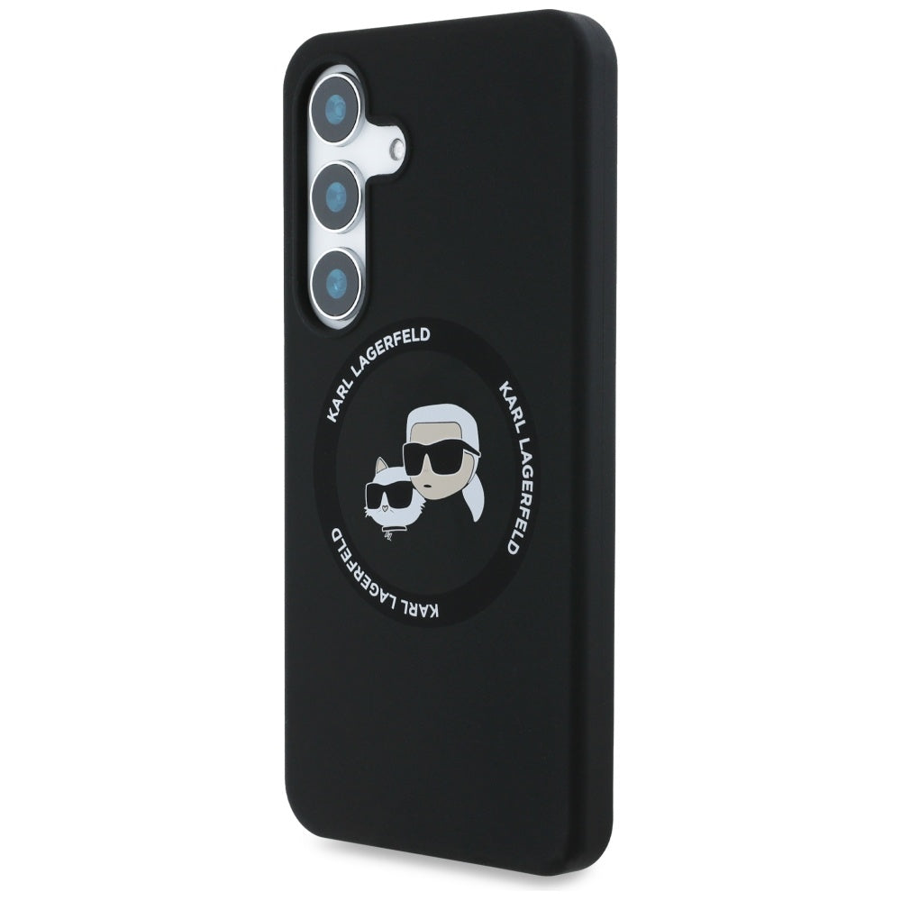 Karl Lagerfeld MagSafe dėklas Samsung Galaxy S25+ – juodas