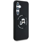 Karl Lagerfeld MagSafe dėklas Samsung Galaxy S25+ – juodas