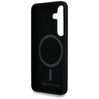 Karl Lagerfeld MagSafe dėklas Samsung Galaxy S25+ – juodas