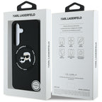 Karl Lagerfeld MagSafe dėklas Samsung Galaxy S25+ – juodas