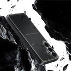 Dux Ducis Rafi II dėklas Galaxy S25 su stovu – juodas