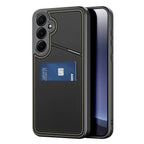 Dux Ducis Rafi II dėklas Galaxy S25 su stovu – juodas