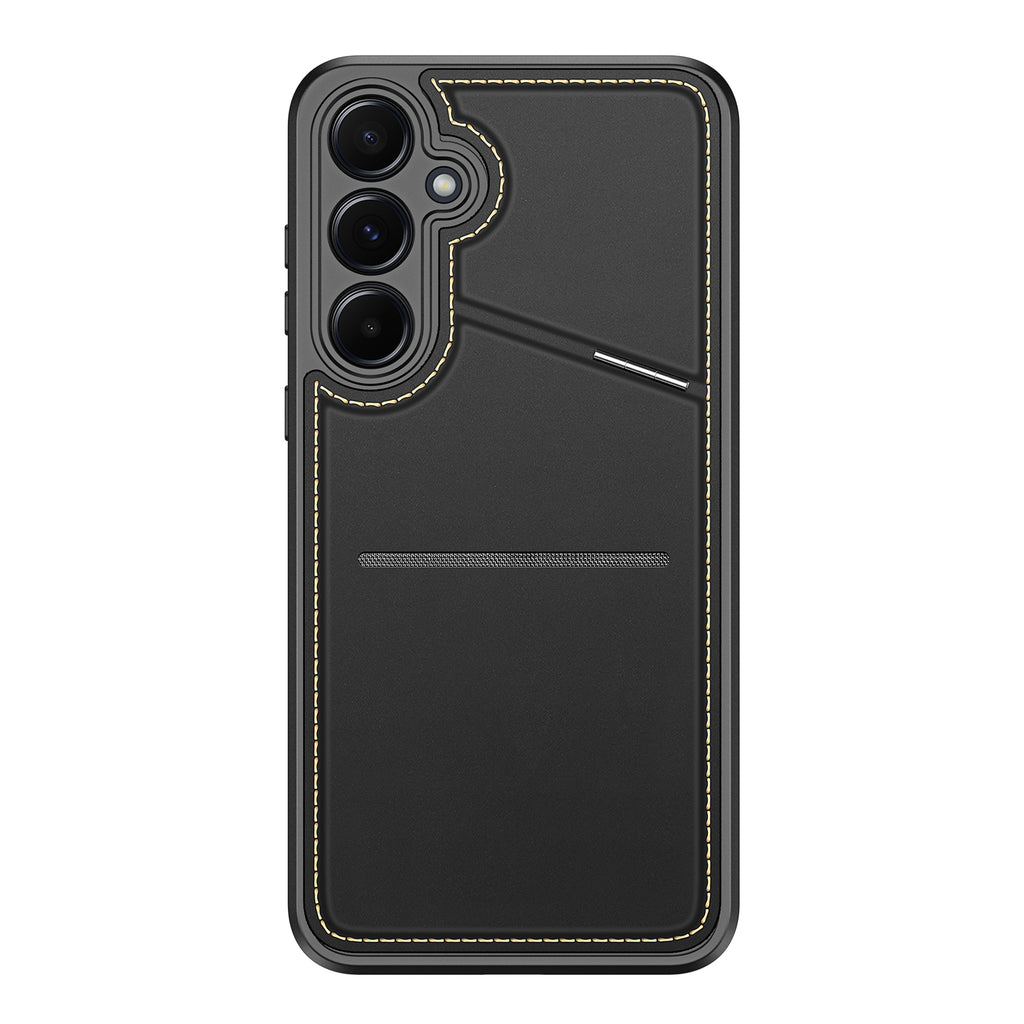 Dux Ducis Rafi II dėklas Galaxy S25 su stovu – juodas