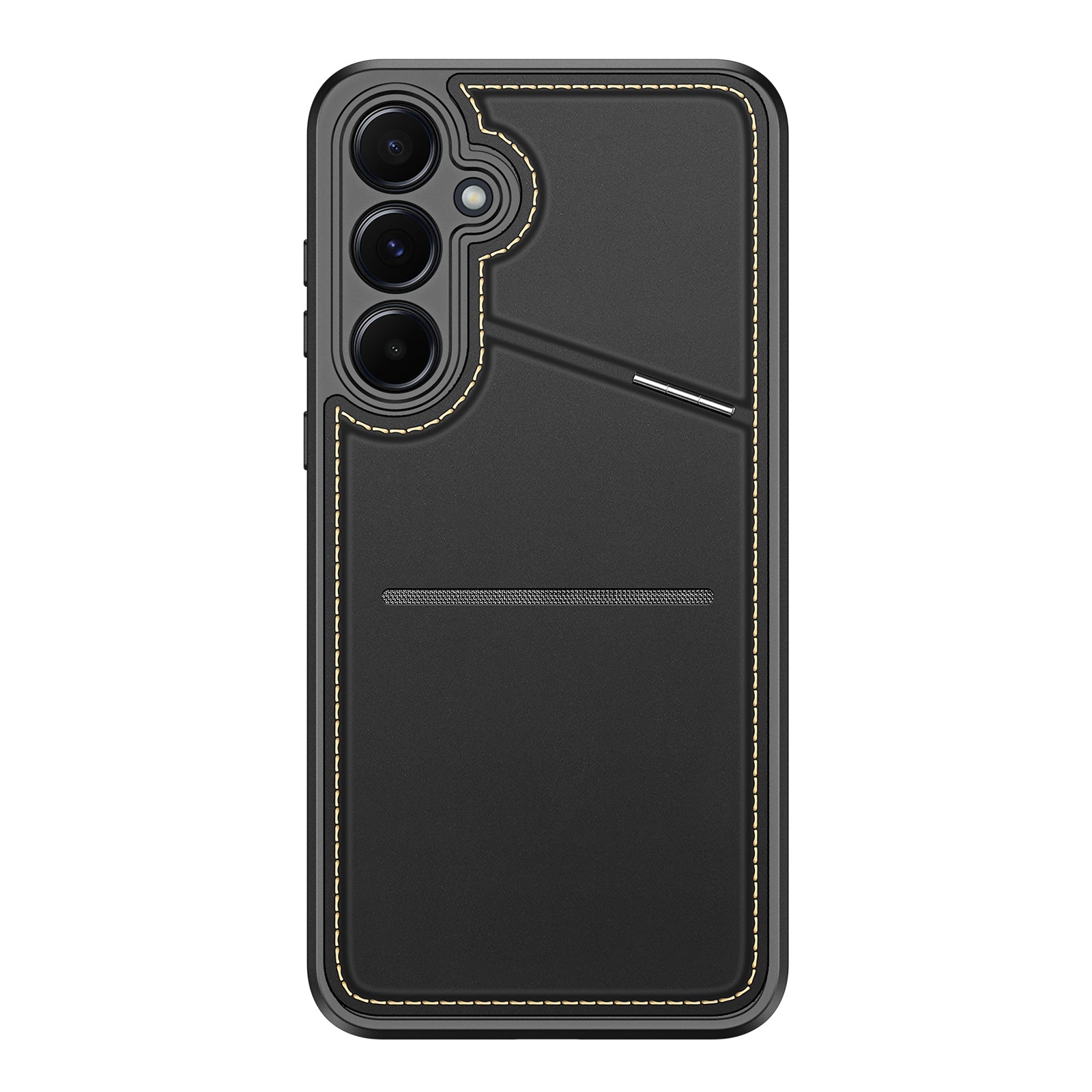 Dux Ducis Rafi II dėklas Galaxy S25 su stovu – juodas