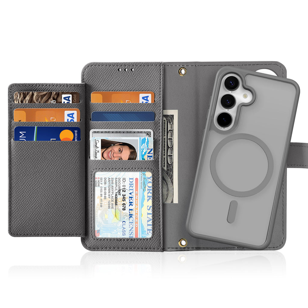 Dux Ducis Lava odinis dėklas Samsung Galaxy S25+ – pilkas