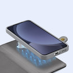Dux Ducis Lava odinis dėklas Samsung Galaxy S25+ – pilkas