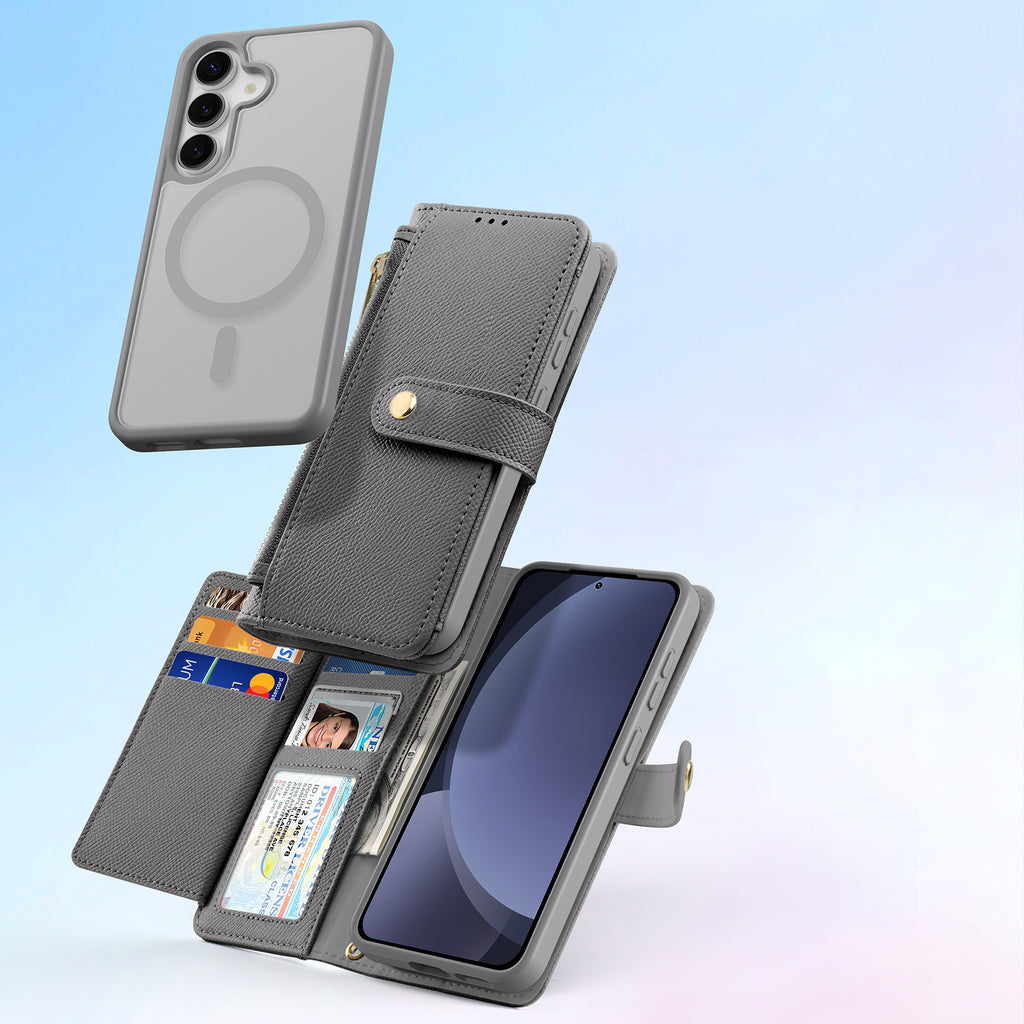 Dux Ducis Lava odinis dėklas Samsung Galaxy S25+ – pilkas