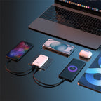 Dudao kelioninis sieninis įkroviklis A65Q 65W GaN USB-A / USB-C PD itin plonas EU / US - baltas