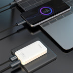 Dudao kelioninis sieninis įkroviklis A65Q 65W GaN USB-A / USB-C PD itin plonas EU / US - baltas