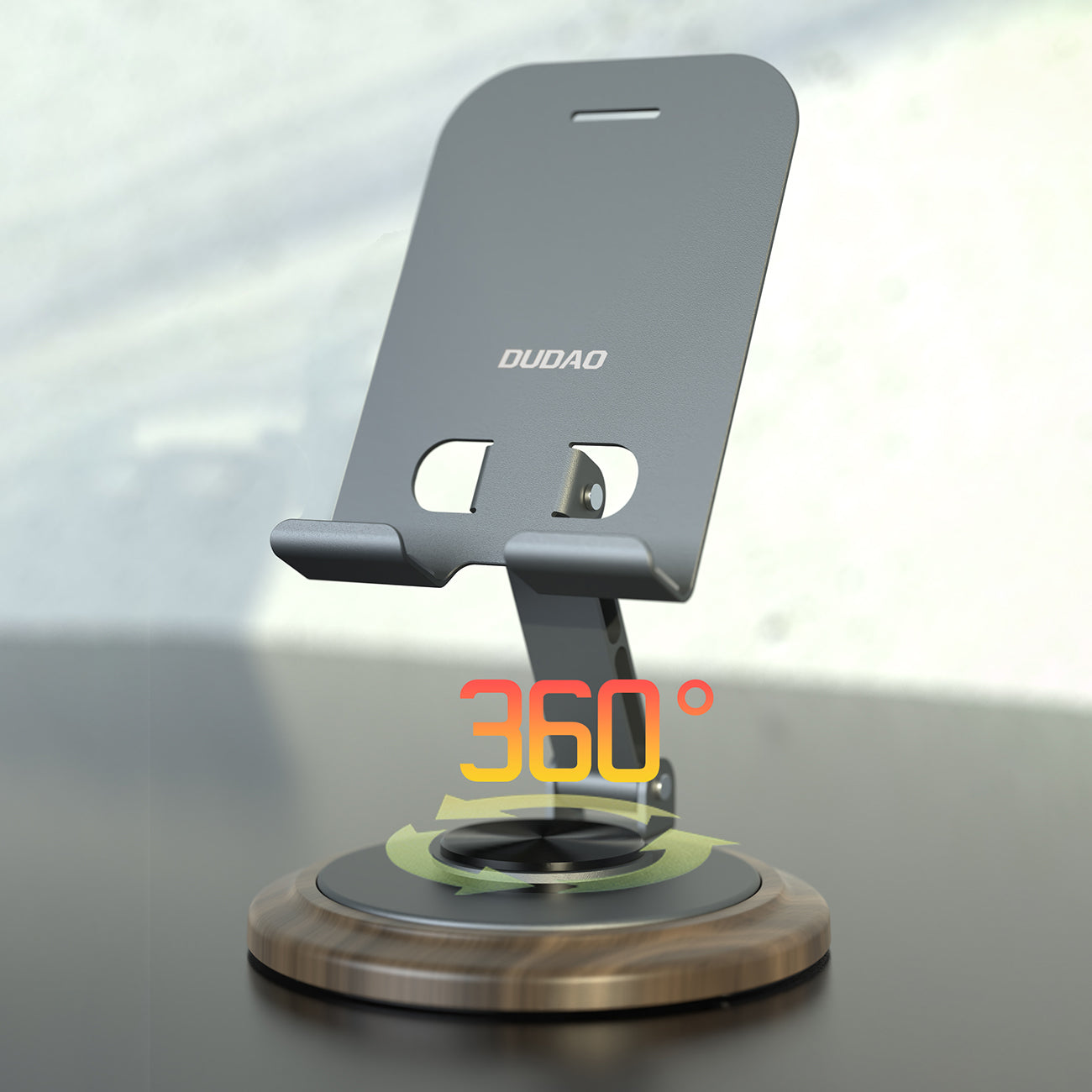 Dudao F17M 360° metalinis telefono stovas pilkas