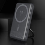 Dudao Išorinė baterija K28S 20W PD 5000mAh su MagSafe ir stovu - pilkas