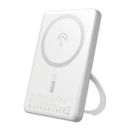 Dudao Išorinė baterija K28S 20W PD 5000mAh su MagSafe ir stovu - sidabrinis