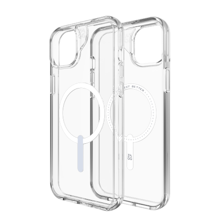 ZAGG Crystal Palace Snap MagSafe dėklas iPhone 14/15 Plus – skaidrus Antrasis paveikslėlis