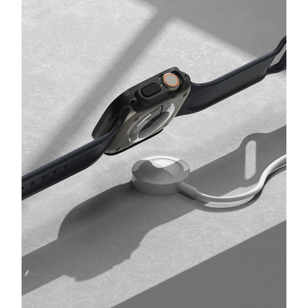 Ringke Slim 2 dalių dėklas Apple Watch Ultra 49 mm – skaidrus ir juodas -- Apple Watch Ultra 1