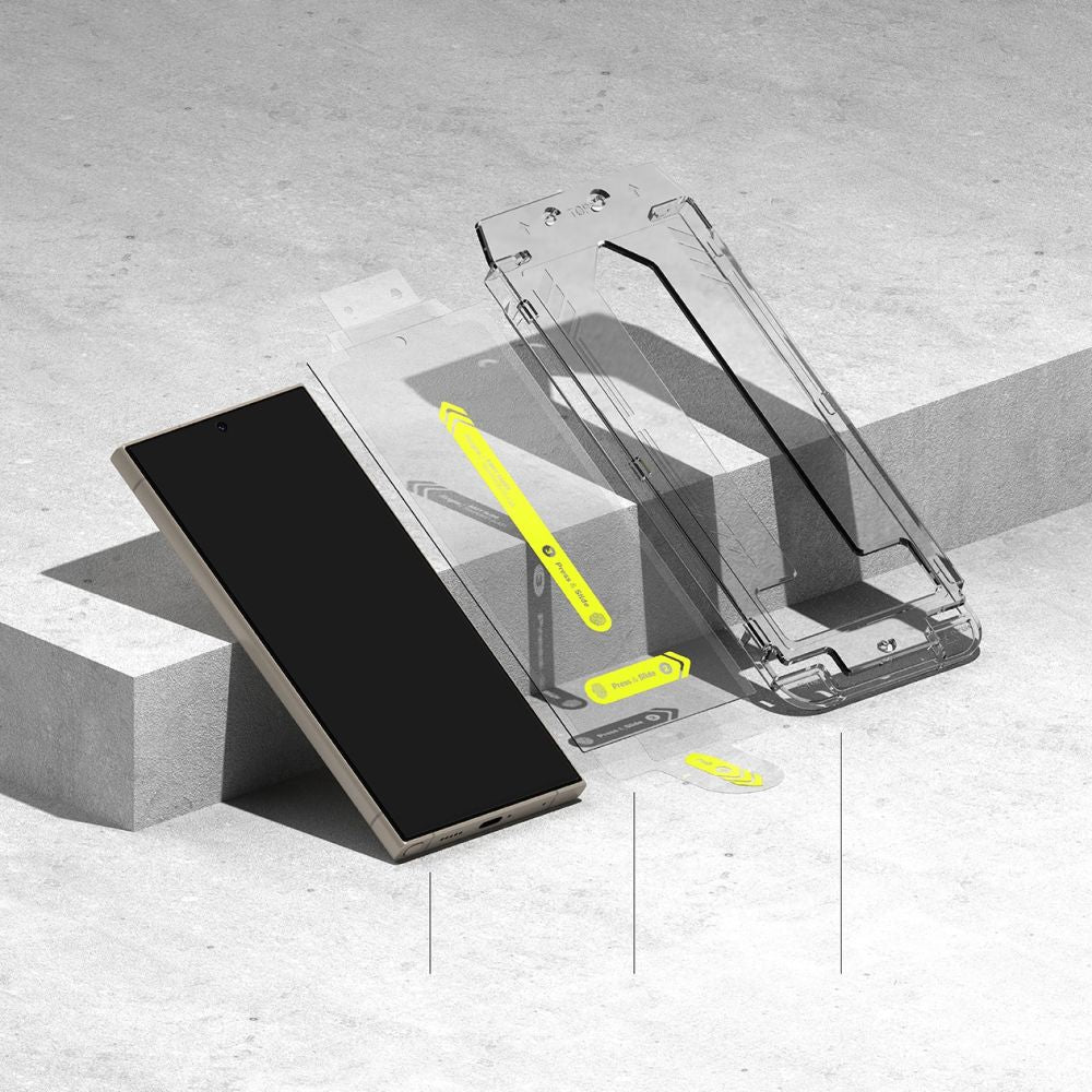 Ringke Easy Slide grūdintas stiklas Galaxy S24 Ultra (2 vnt.) -- Samsung Galaxy S24 Ultra