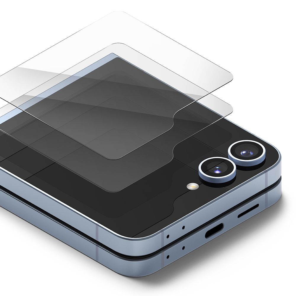 Ringke grūdintas stiklas Samsung Galaxy Z Flip 6 ekranui (2 vnt.) -- Samsung Galaxy Z Flip 6