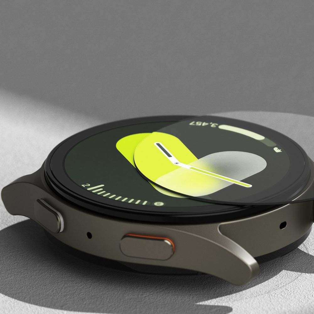 Ringke dėklas su stiklu Galaxy Watch 7 44 mm – juodas -- Samsung Galaxy Watch 7 (44mm)