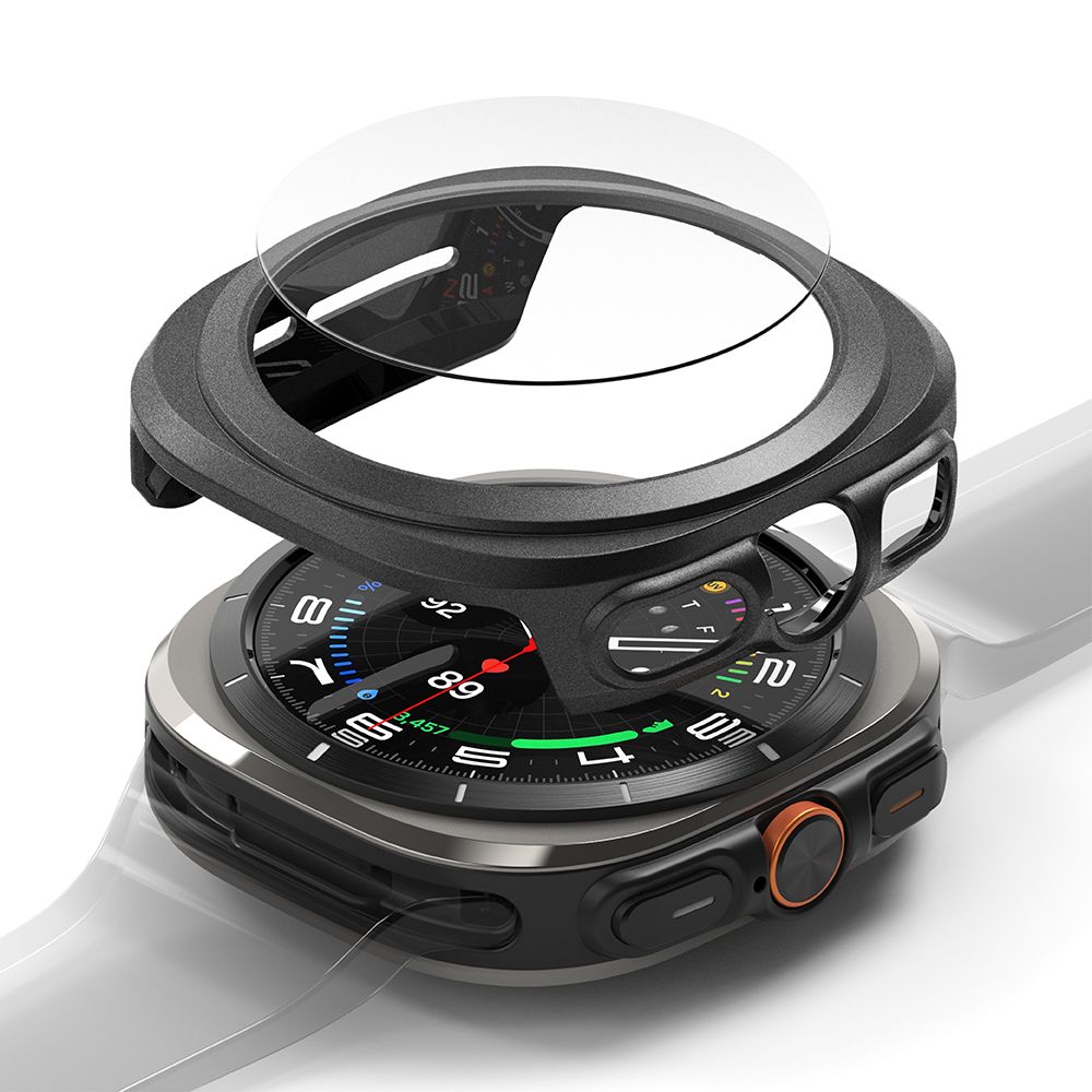 Ringke Slim dėklas + stiklas Galaxy Watch Ultra 47 mm – juodas -- Samsung Galaxy Watch Ultra (47mm)