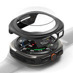 Ringke Slim dėklas + stiklas Galaxy Watch Ultra 47 mm – juodas -- Samsung Galaxy Watch Ultra (47mm)