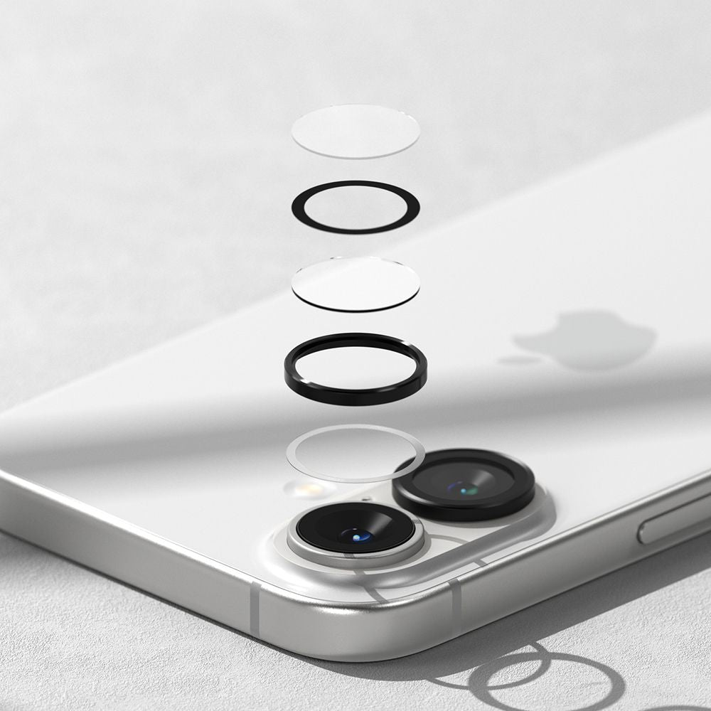 Ringke kameros rėmelio apsauga iPhone 16/16 Plus – juoda -- iPhone 16