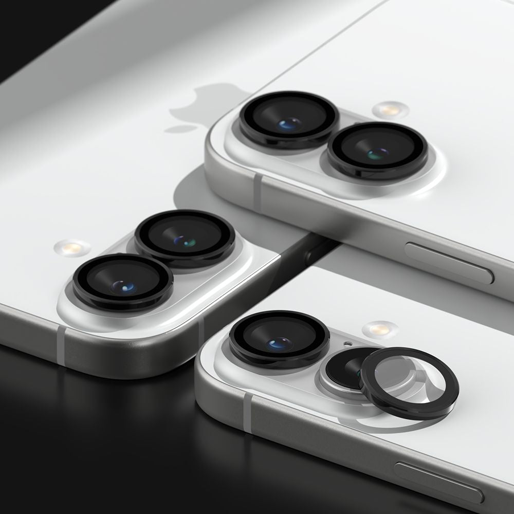 Ringke kameros rėmelio apsauga iPhone 16/16 Plus – juoda -- iPhone 16