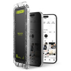 Ringke Easy Slide privatumo stiklas iPhone 16 Pro (2 vnt.) -- iPhone 16 Pro