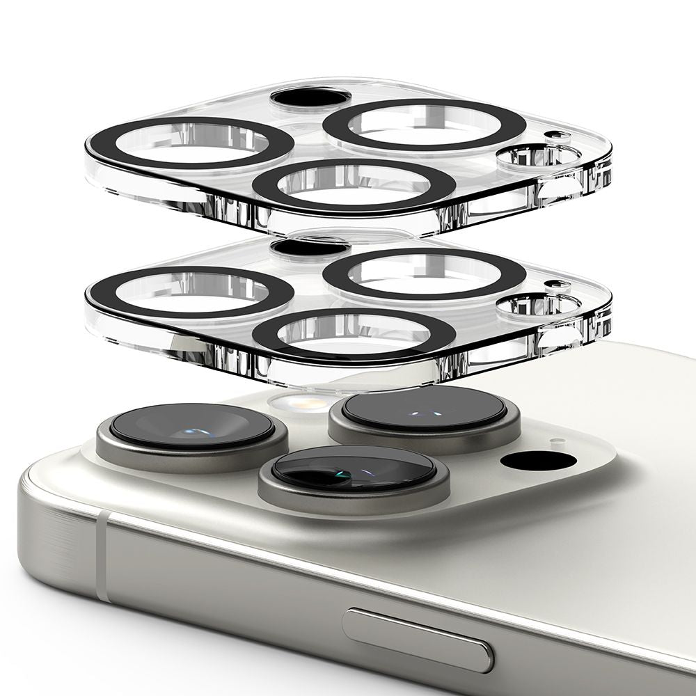Ringke kameros apsauginis stikliukas iPhone 16 Pro/Pro Max (2 vnt.) -- iPhone 16 Pro / iPhone 16 Pro Max