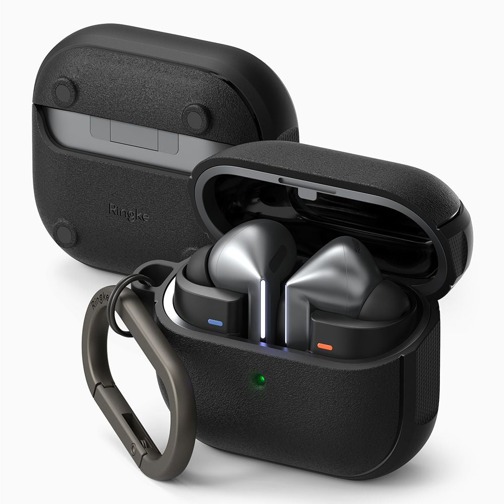 Ringke Onyx MagSafe dėklas Galaxy Buds 3/3 Pro – juodas -- Samsung Galaxy Buds 3