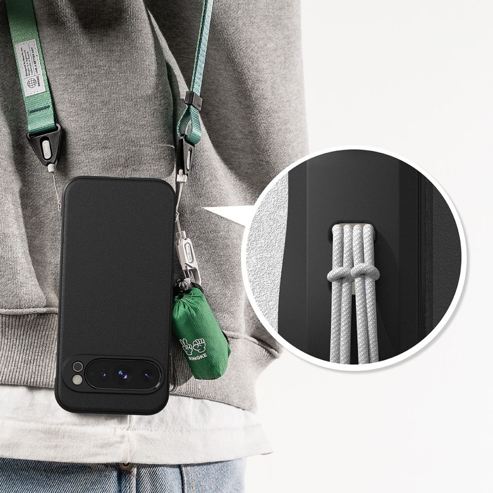 Ringke Onyx TPU dėklas Google Pixel 9 Pro XL – juodas -- Google Pixel 9 Pro XL