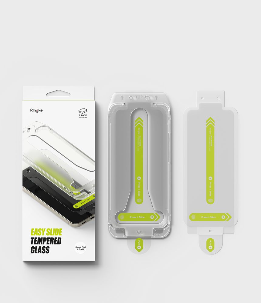 Ringke Easy Slide Tempered Glass 2 pakuotė Google Pixel 9 Pro XL -- Google Pixel 9 Pro XL