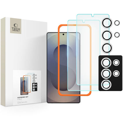 Samsung Galaxy S25 Ultra stiklo rinkinys Tech-Protect Supreme -- Samsung Galaxy S25 Ultra