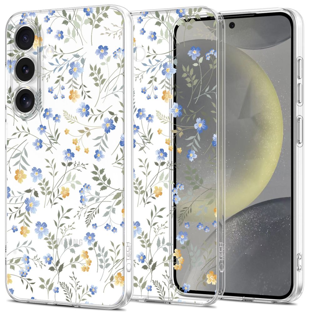 Tech-Protect FlexAir dėklas Galaxy S25 – ramunės -- Samsung Galaxy S25