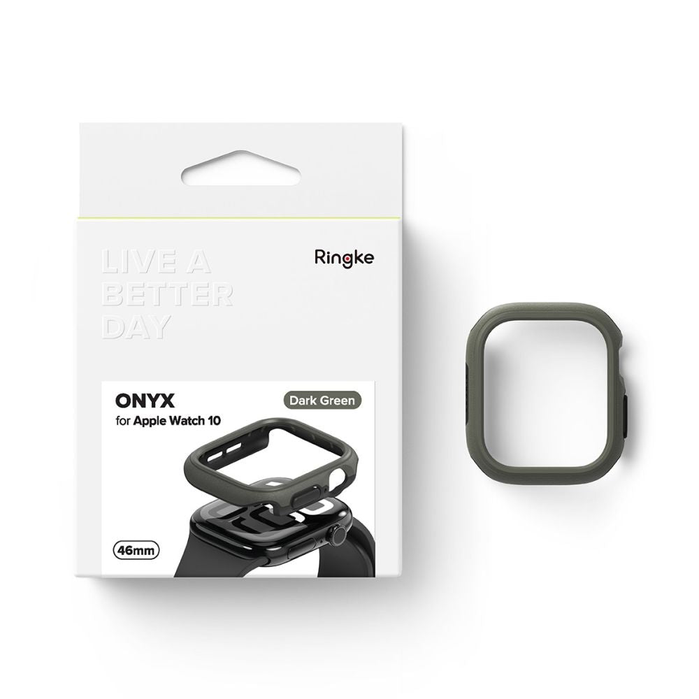 Ringke Onyx dėklas Apple Watch 10 46 mm – žalias -- Apple Watch 10 46 mm