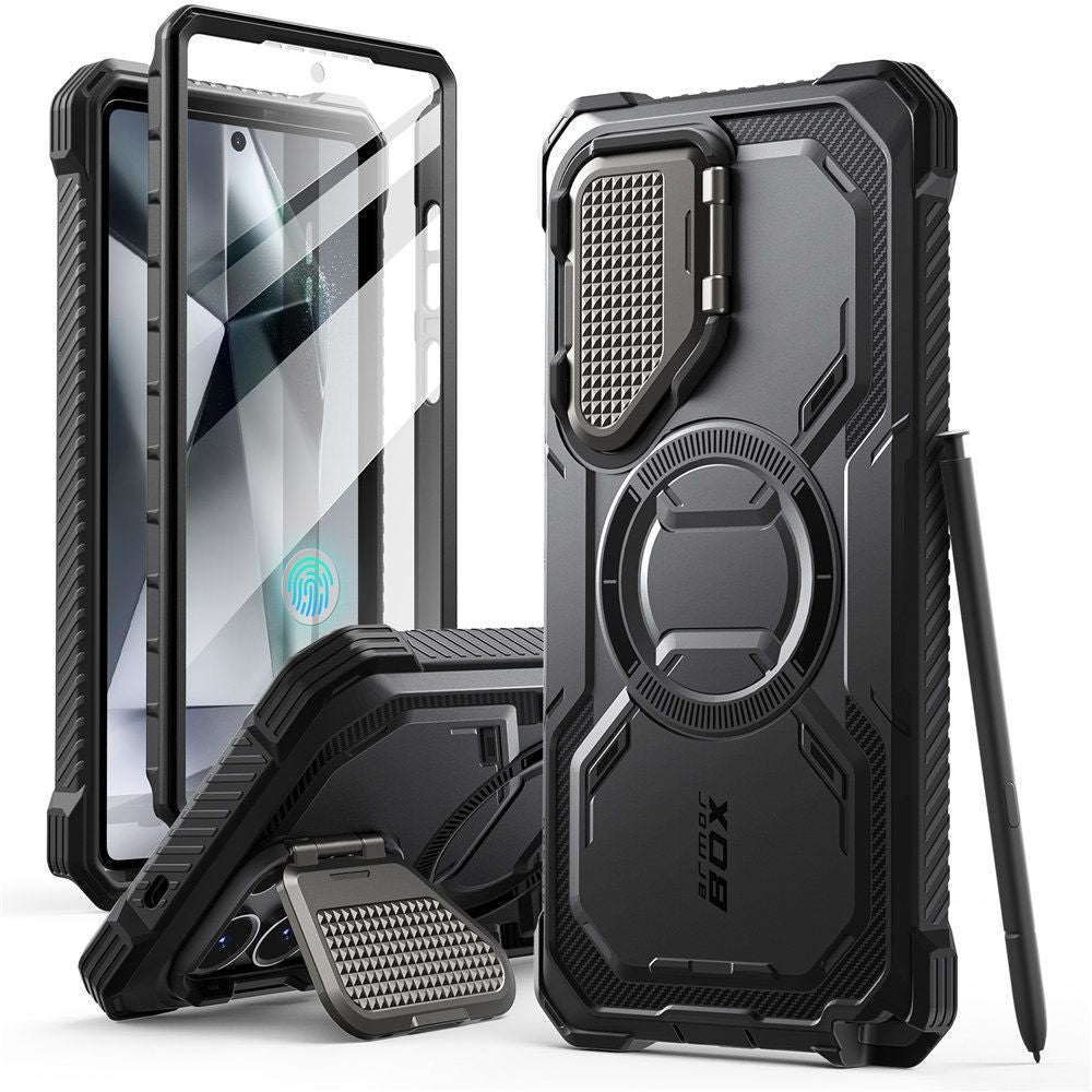 Supcase ArmorBox MagSafe dėklas Galaxy S25 Ultra – juodas