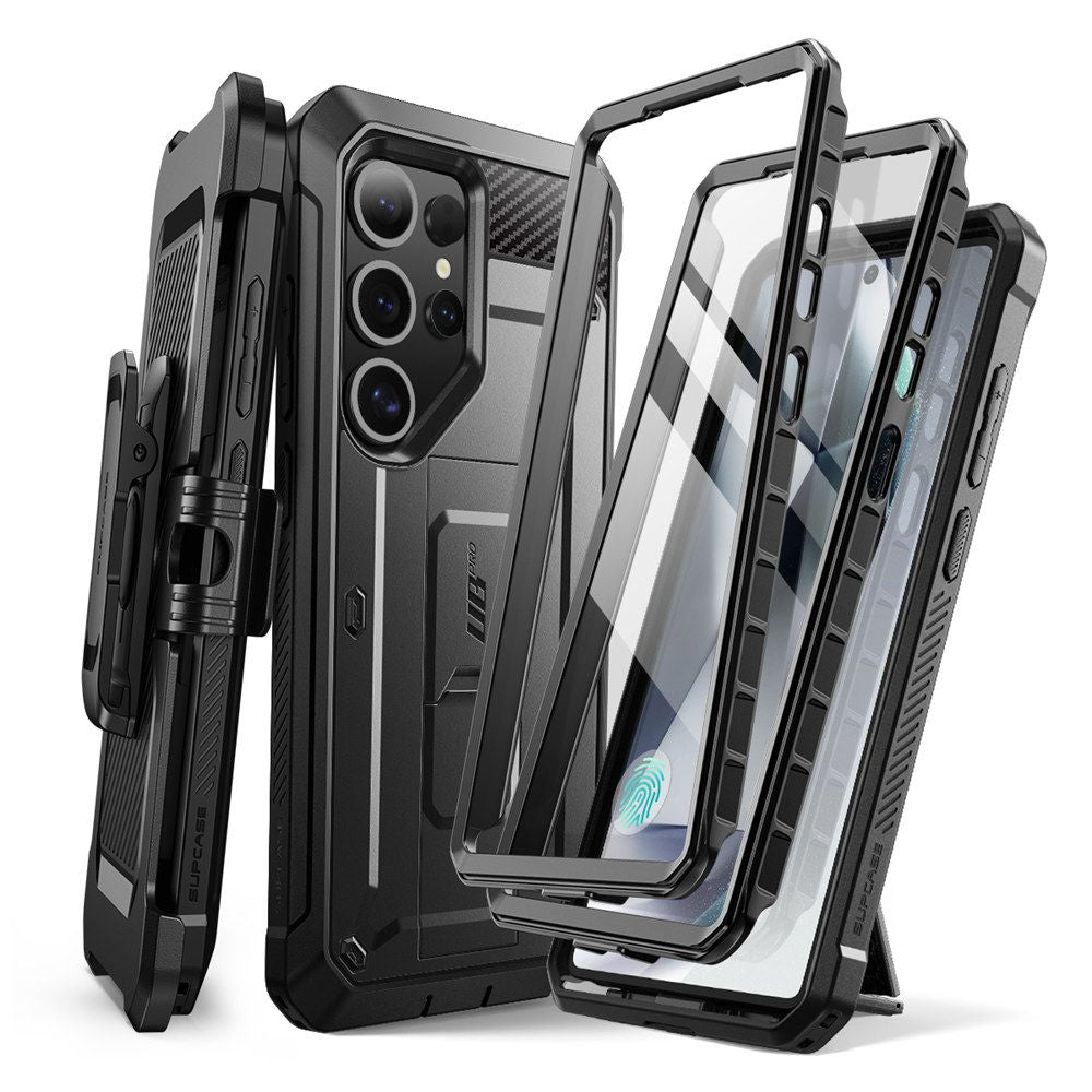 Supcase Unicorn Beetle Pro dėklas, skirtas Samsung Galaxy S25 Ultra – juodas