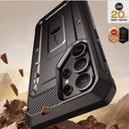 Supcase Unicorn Beetle Pro dėklas, skirtas Samsung Galaxy S25 Ultra – juodas