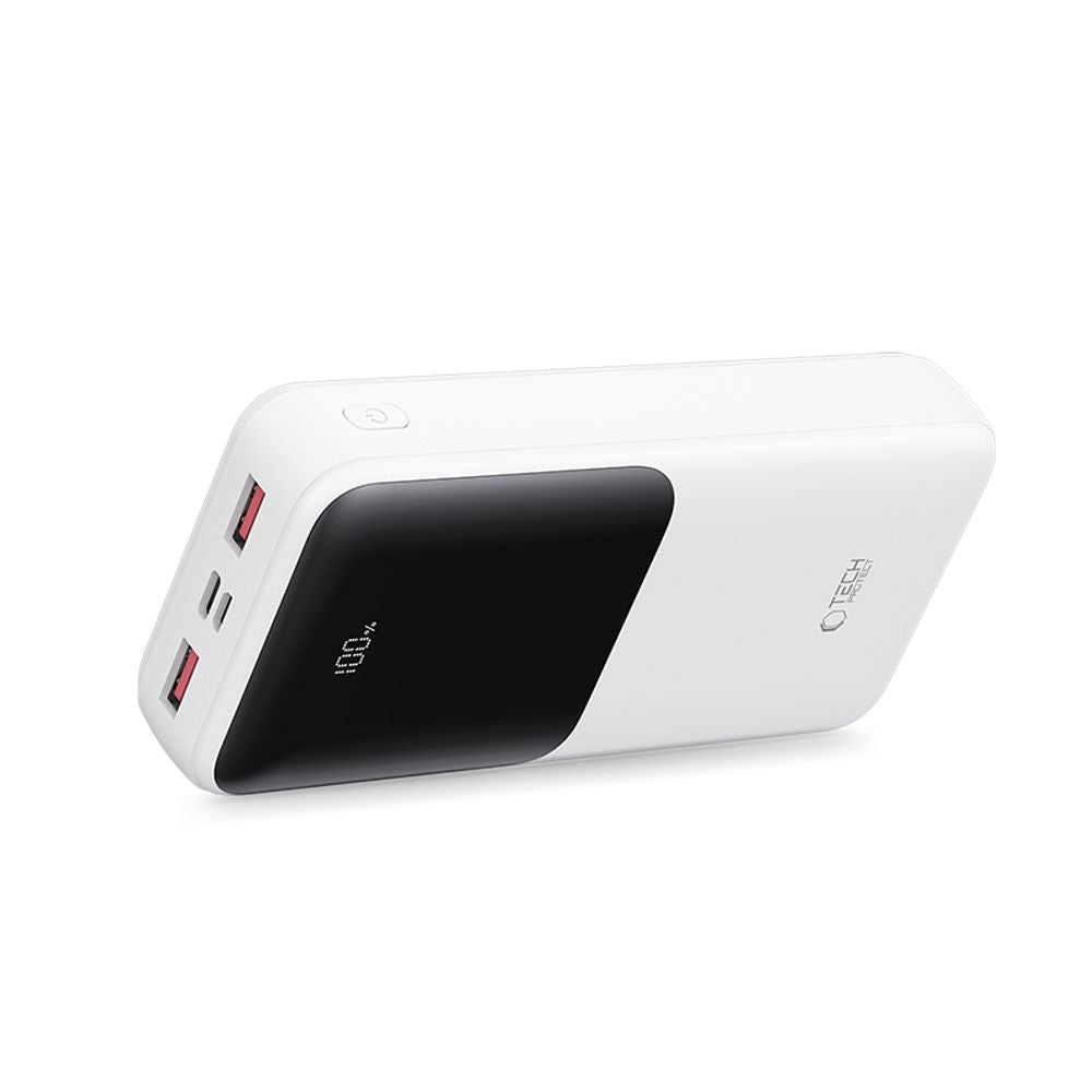 Tech-Protect Išorinė baterija PB02 20000mAh 22.5W - baltas -- Powerbanks