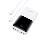 Tech-Protect Išorinė baterija PB02 20000mAh 22.5W - baltas -- Powerbanks
