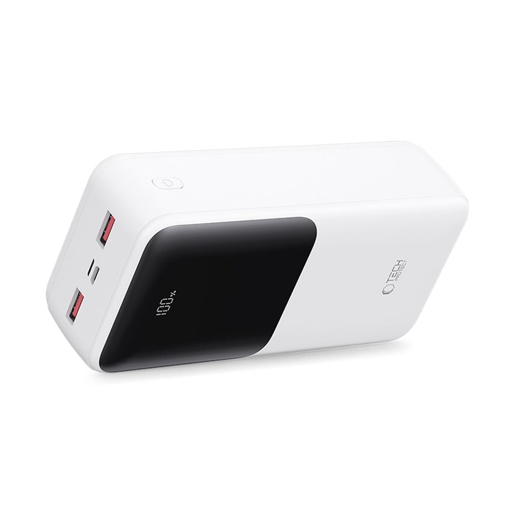 Tech-Protect Išorinė baterija PB03 30000mAh 22.5W - baltas -- Powerbanks