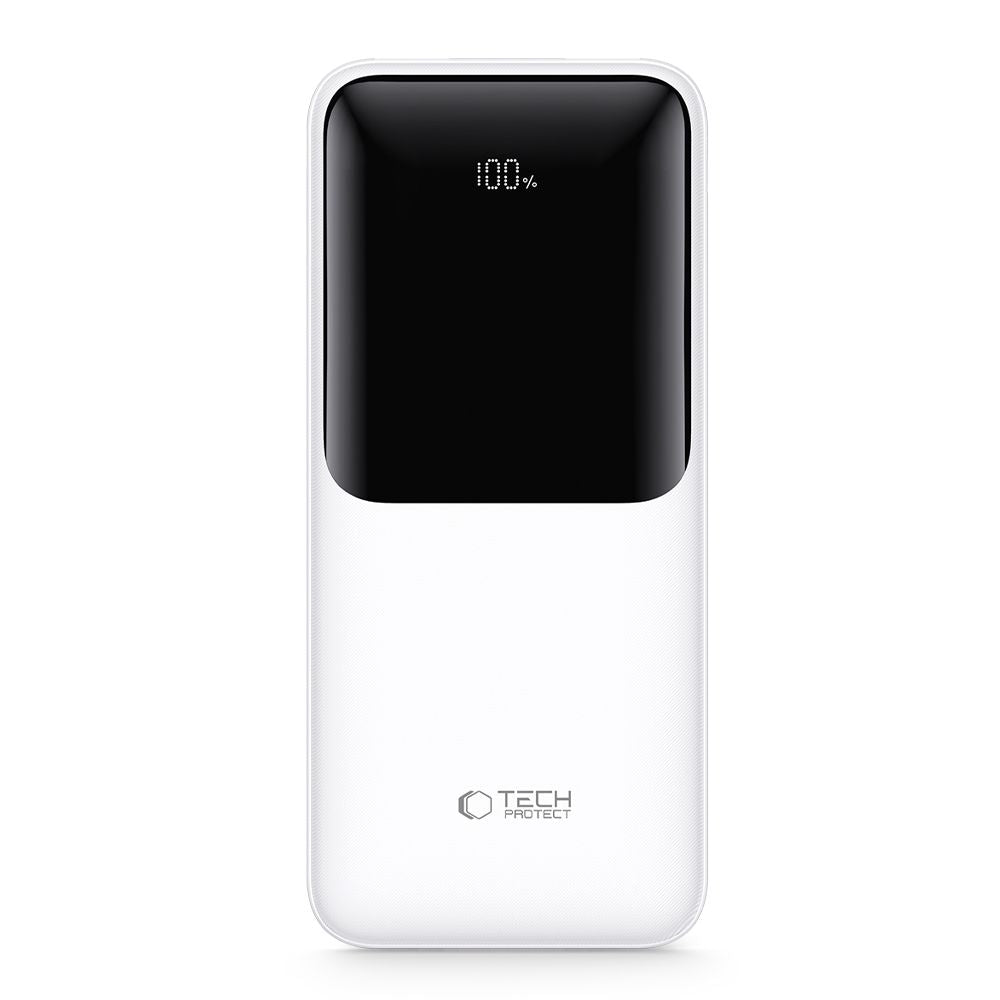 Tech-Protect Išorinė baterija PB03 30000mAh 22.5W - baltas -- Powerbanks
