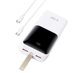 Tech-Protect Išorinė baterija PB03 30000mAh 22.5W - baltas -- Powerbanks