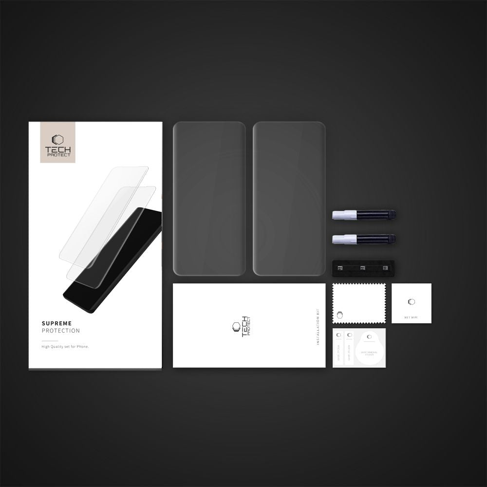 Tech-Protect UV grūdintas stiklas Xiaomi Redmi Note 14 Pro -- Xiaomi Redmi Note 14 Pro / Xiaomi Redmi Note 14 Pro+ / Poco X7