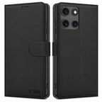 Tech-Protect piniginės dėklas, skirtas Motorola Moto G15 / G15 Power – juodas -- Motorola Moto G15 / Motorola G15 Power