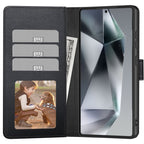 Tech-Protect piniginės dėklas, skirtas Motorola Moto G15 / G15 Power – juodas -- Motorola Moto G15 / Motorola G15 Power