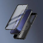 Tech-Protect Kevlar MagSafe+ dėklas Samsung Galaxy S25 Plus – juodas -- Samsung Galaxy S25+