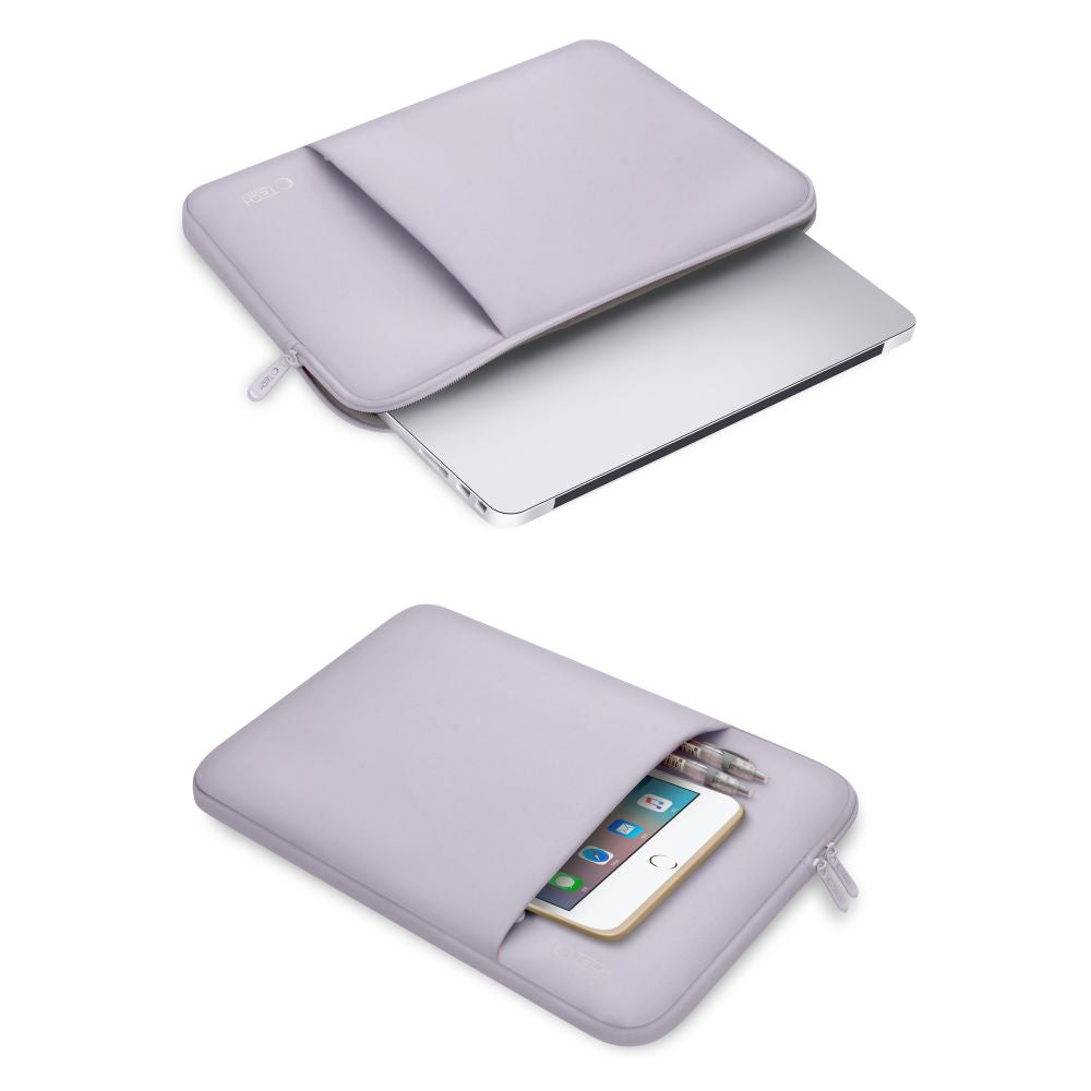 Tech-Protect Neoprene nešiojamojo kompiuterio dėklas 15-16" - Violetinis -- Laptop Bags